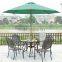 Outdoor furniture cast aluminum garden furniture dining table and chair