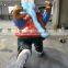Fiberglass frog cartoon man sculptrue