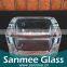 High Quality Square Glass Ashtray Outdoor Designer Ashtray