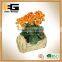 Barrel shaped pot planting flowerpot of natural rattan