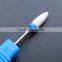 1 Piece Nail Drill Head Diameter 6.5MM White Ceramic Burr For Nail Shank Diameter 2.35MM