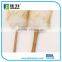 lambswool duster with wood handle