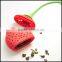Hot unique Colander Tea Herb Spice Strainer Infuser Teaspoon Filter Swan Spoon manufacturer,strawberry tea strainer infuser