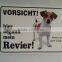 china supplier Factory Directly Selling plastic dog on board PVC sign , with suction cup