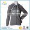 Lady Knitted Embroidery Zipper-Up Hoody