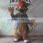 cartoon red hat squirrel mascot costume Leisure style squirrel costumes
