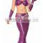 2 pieces bra top and skirt women mermaid costume set SP022