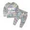 High Quality Pullover Long Sleeve t Shirt Children Sports Clothes Sets