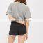 Wholesale women comfortable casual sleep shorts with tie waist
