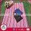 Handbag style 100% cotton waterproof outdoor picnic blanket