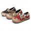 black snowflake women homemade linen sandals comfortable fisherman shoe folk slippers/Chinese ethnic flavor casual linen shoes