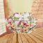 Baby Girl Ruffle Bloomers With Bowknot Baby Floral Pants Summer