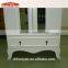 Modern 2 door with mirror wardrobes, commode, solid wood wardrobe