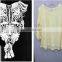 water soluble crochet top cotton lace for sleeve