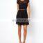 CHEFON Lace skater puffy short dresses