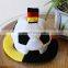 gemany flag color football hat