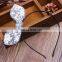 Hot sale cute sequin knot bowknot 1cm satin Headband for kids