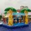 Outdoor Jungle castle inflatable playground used toys for sale