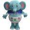 cute elephant fur costume, inflatable elephant costume for promotion