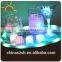 LED Tray Light up serving trays flashing plastic round shape bar serving tray
