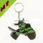 Promotional crafts silicon keychain / custom rubber keychain