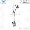 Saving Water Bathroom Shower Set Faucet With 8" Ultrathin Showerhead Free to Adjust Height