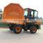 3ton big sale site dumper, dumper with 180 degree turning bucket, four wheel drive site dumper