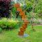 Morden Kinetic Corten Steel Sculpture For Garden