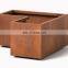 Rectangular Flower Pot Q355GNH Corten Steel Planter