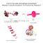 Low price wholesale cute funny durable pet squeaky chew toy rubber rope plastic biting toy for dog