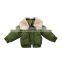 6042 Baby clothes girls lamb wool turndown collar down coat jacket