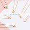 26 Letters Pendant Necklaces Simple Gold Color A-Z for Women DIY Name Necklace Jewelry Gift Initial Jewelry Clavicular Chain
