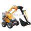 hysoon mini digging machine Mini skid steer loader for hotsale