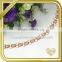 Garment,Shoes,Bags Use and Crystal Resin Material Chain Trimming, Gold Plating AB Crystal Rhinestone FC-617