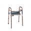 Lightweight aluminum folding 2 wheel walker for old man
