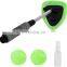 Extendable Wash Car Brushes With Extendable Handle and Washable Reusable Cloth Pad Head Car Wash Brush 360 Rotating