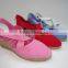 women casual canvas shoes jute espadrille