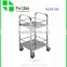 Hotel And Restaurant stainless steel drinks trolley , kitchen trolley , hotel room service trolleys
