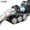 Hot sale motorcycle handlebar mount CNC aluminium alloy 3 LED indicator light push button headlight switch