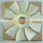 320D excavator engine fan 6 holes 10 blade 127mm