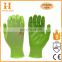 Cheap Black Red Nylon Nitrile Coated Daily Use Gloves Guante Nitrile Gloves