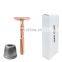 Well Priced Female Matte Rose Gold groooming stainless steel razor shaver For Hot Sale
