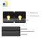 1/2/4 core FRP/steel wire FTTH drop indoor fibre optic cable