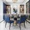 Luxury marble dining table and chairs Modern dining room sets