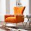 Sofas Gold Nordic Velvet Chair Luxury Upholstered Modern Home Cheap Sectionals Set Furniture Living Room Office Hotel Sofas