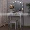 b2b elegant modern glass dresser 2020 make up table design dressing table and mirror with light