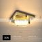 High Quality Decoration Indoor Black Gold Living Room Acrylic 36W 48W Modern Square LED Ceiling Lamp