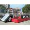 Custom giant inflatable soap soccer field for sale