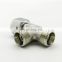 Bulkhead Swivel Male Run Tee Compression Equal Tee Fitting Double Ferrules Stainless Steel Tube Fittings