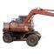Used Hitachi Ex60 Excavator , Original Hitachi Wheel Excavator , Hitachi Ex50 Ex60 Ex120 Ex200
